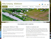 Tablet Screenshot of naabycamping.dk